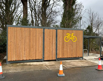 Bike Storage Shelter Fabrication and Installation