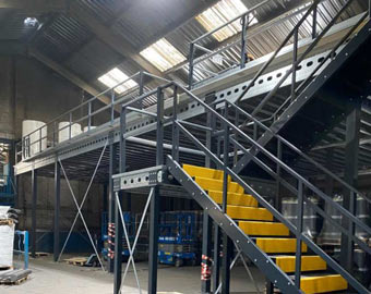 Bespoke mezzanine floor fabrication and installation